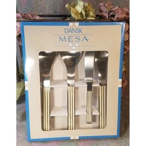 NEW IN BOX 1980's MESA WHITE by Dansk 4 Piece Completer Set Japan
